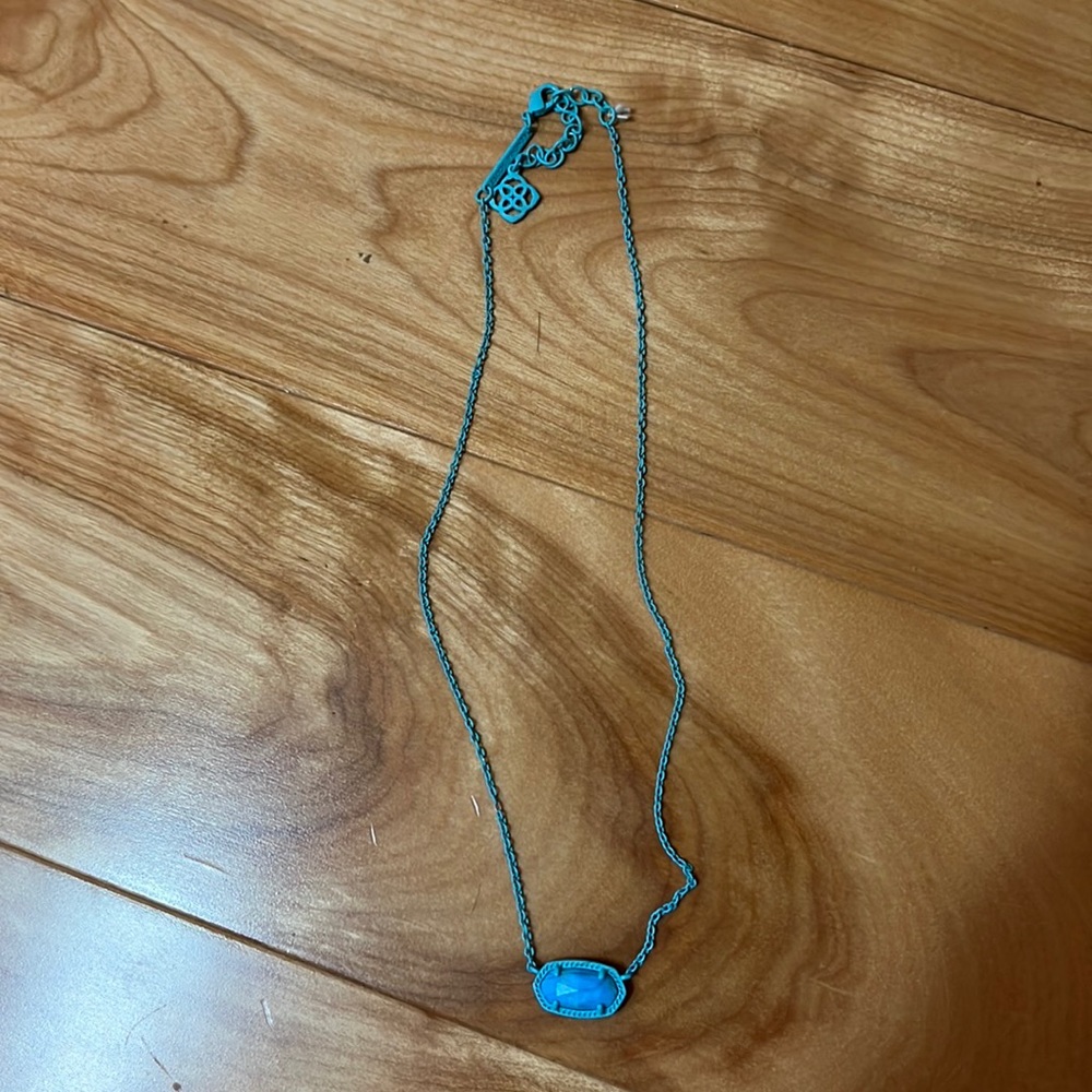 Blue Kendra Scott Necklace